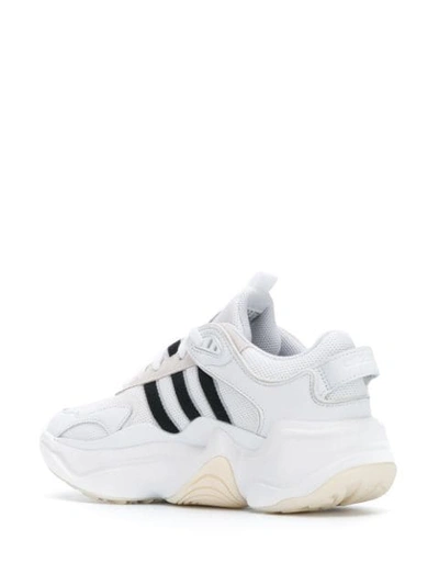 Shop Adidas Originals Magmur Runner Sneakers In White