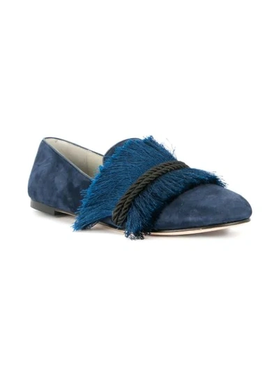 Shop Mara & Mine Cleopatra Slippers In Blue