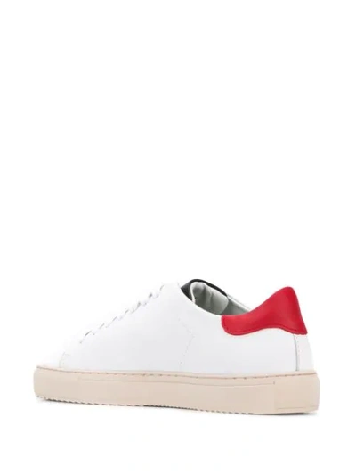 Shop Axel Arigato Round Toe Sneakers In White