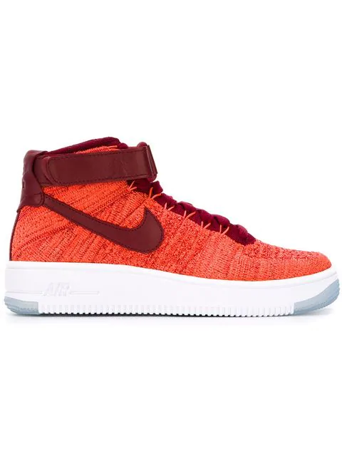 nike air force flyknit red