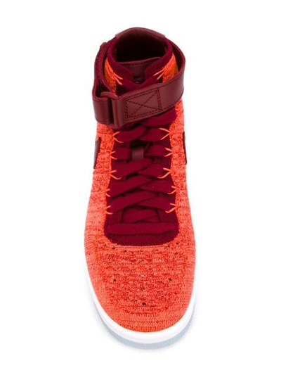 Shop Nike Air Force 1 Ultra Flyknit Sneakers In Red