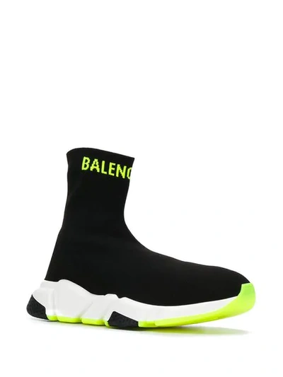 Balenciaga Speed Sneakers In Black
