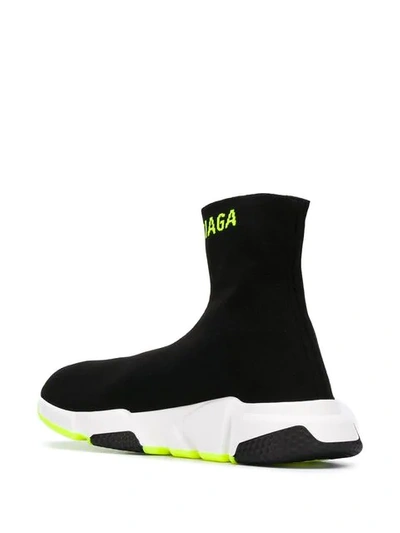 Balenciaga Speed Sneakers In Black