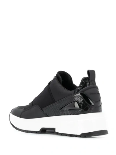 Shop Michael Michael Kors Platform Sneakers In Black