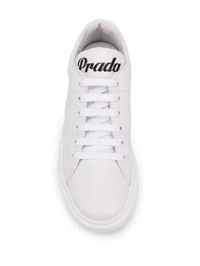 Shop Prada Low In White