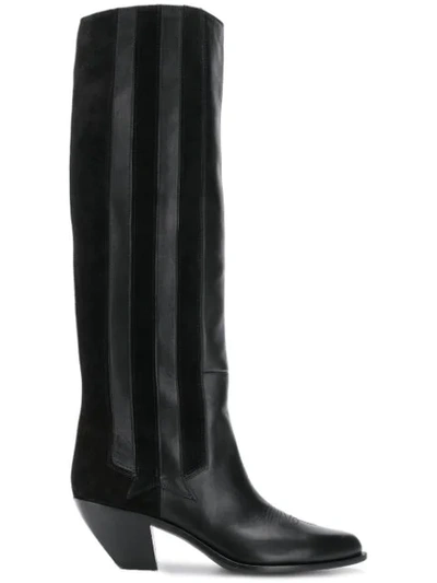 Shop Golden Goose Nebbia High Boots In Black