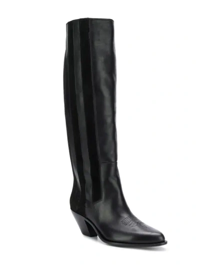 Shop Golden Goose Nebbia High Boots In Black