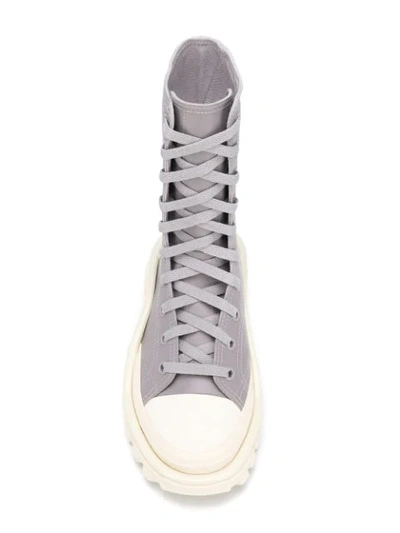 Shop Adidas Originals Detroit Sneaker Boots In Grey