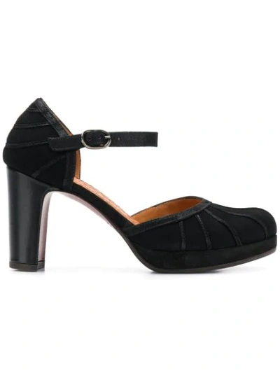 Shop Chie Mihara Capi Ankle Strap Pumps In Black
