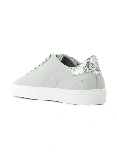 Shop Axel Arigato Glitter Detail Classic Sneakers In Grey