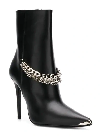 chain ankle boots