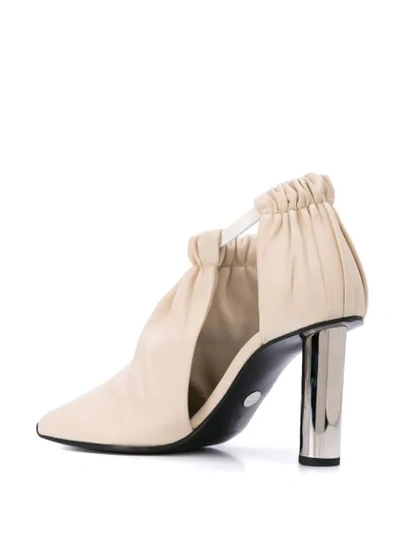 Shop Proenza Schouler Ruched Nappa Booties In White