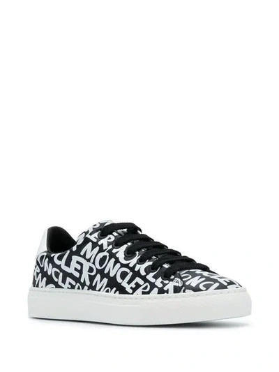 Shop Moncler New Leni Sneakers In Black