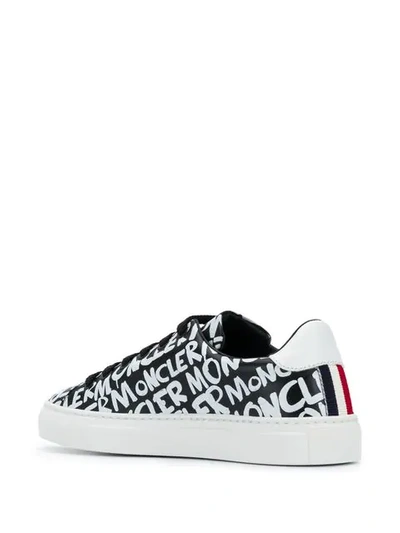 Shop Moncler New Leni Sneakers In Black