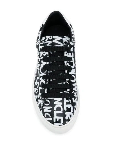 Shop Moncler New Leni Sneakers In Black