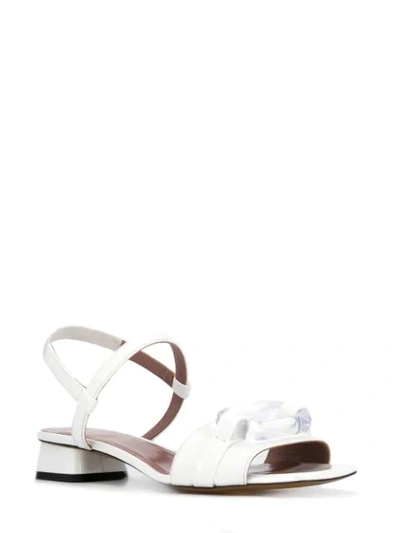 Shop Rayne Patent Sandals In White