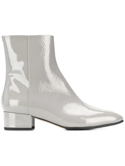 Shop Aeyde Ankle Boots In Grey