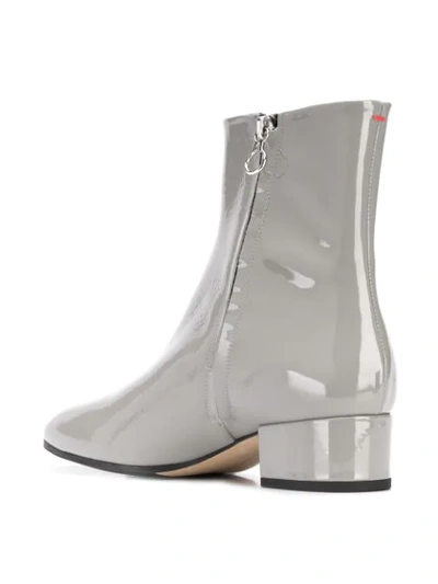 Shop Aeyde Ankle Boots In Grey