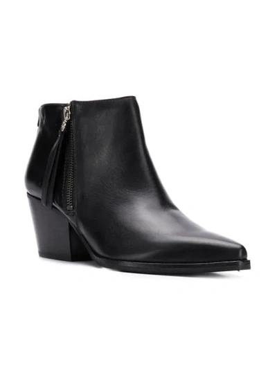 Shop Sam Edelman Pointed Toe Ankle Boots In Black