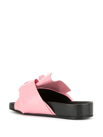 Shop N°21 Bow Open-toe Sandals In Black