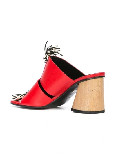 Shop Proenza Schouler Knotted Rope Sandals In Red
