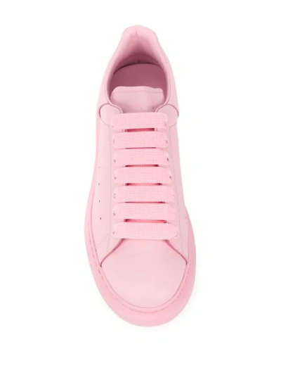 Shop Alexander Mcqueen Oversized Sneakers In Pink
