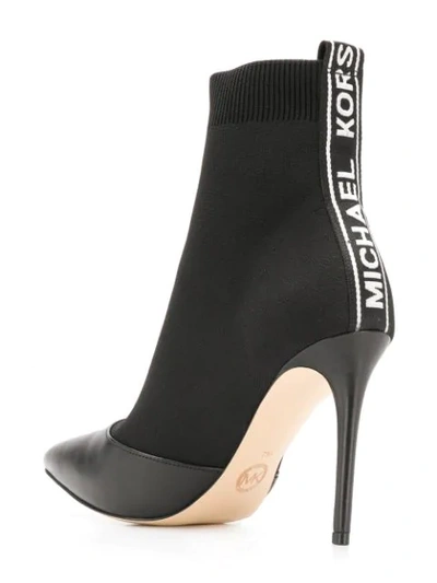 Shop Michael Michael Kors Vicky Ankle Boots In Black