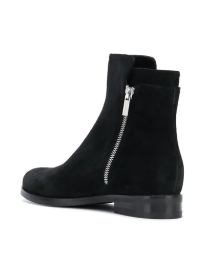 Shop Unützer Side Zipped Boots In Black