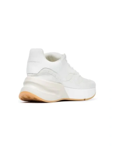 Shop Alexander Mcqueen Oversized Runner Sneakers In White