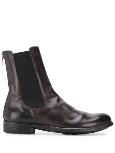 Shop Officine Creative Ankle Length Boots In Brown