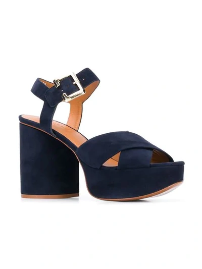 Shop Clergerie Vianne Sandals In Blue