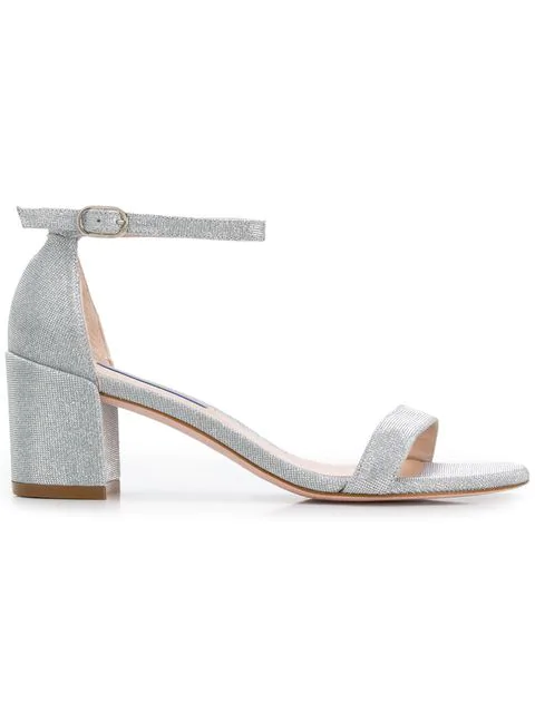 stuart weitzman simple sandal silver