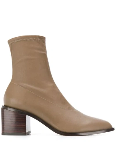 Shop Clergerie Xia Ankle Boots In Neutrals