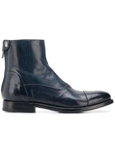 Shop Alberto Fasciani Windy Ankle Boots - Blue