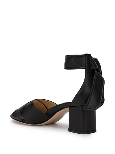 Shop Marion Parke Wrap Ankle Sandals In Black