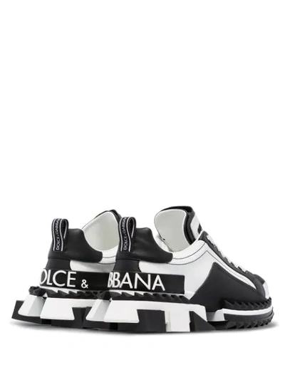 Shop Dolce & Gabbana Superqueen Chunky Low-top Sneakers In Black