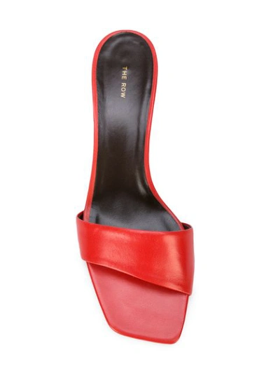 Shop The Row Modern Mules In Red