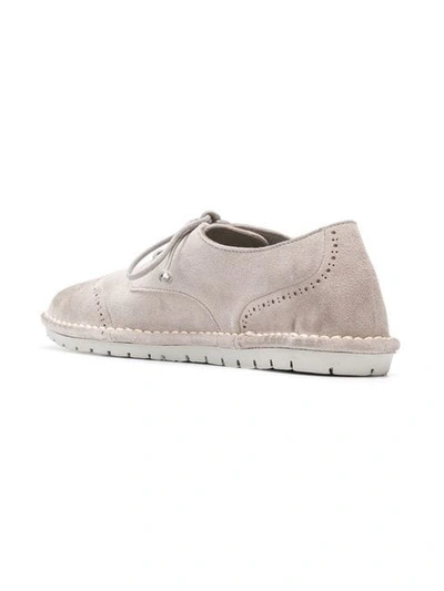 Shop Marsèll Punch Hole Desert Shoes In Grey