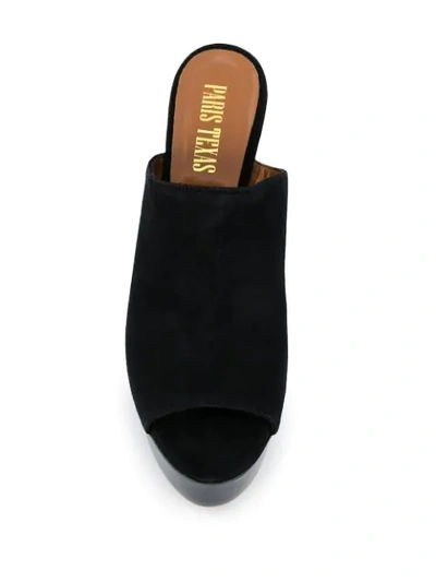 Paris Texas Platform Sandals In Black