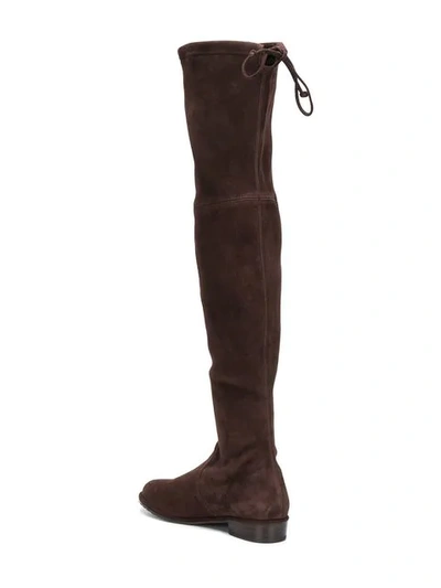 Shop Stuart Weitzman Lowland Knee-length Boots In Brown