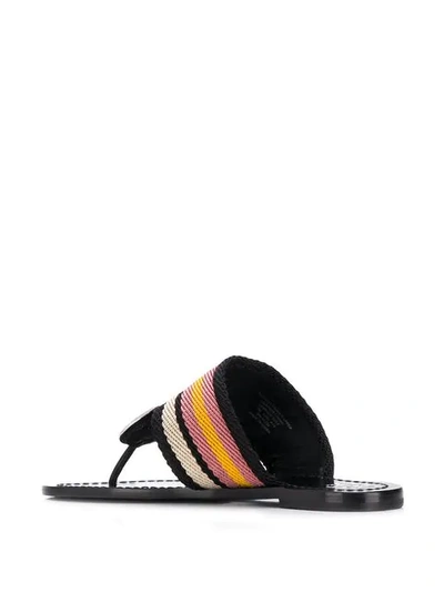 TORY BURCH DISC THONG SANDALS - 黑色