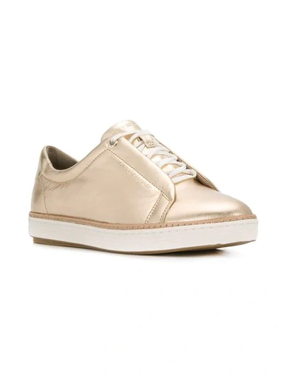Shop Tommy Hilfiger Low-top Sneakers In Gold