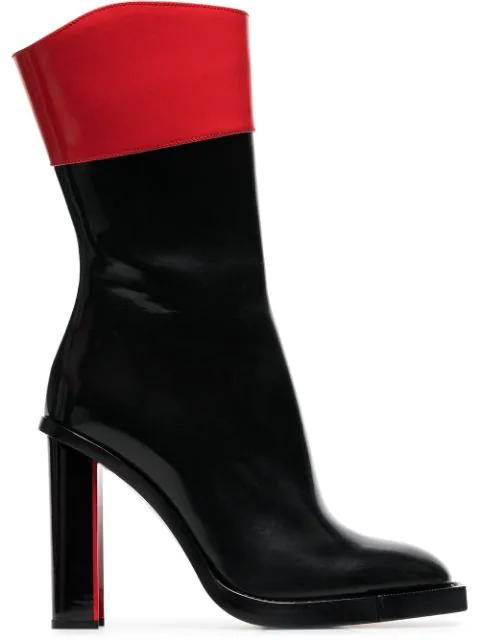 alexander mcqueen red boots