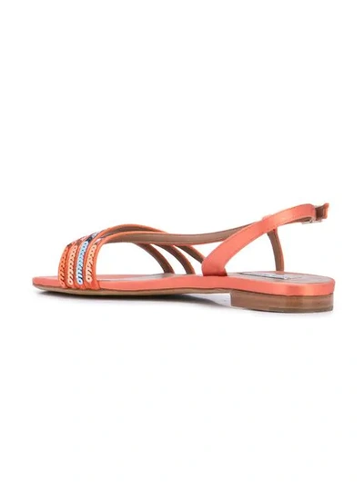 Shop Tabitha Simmons Betty Sandals In Pink