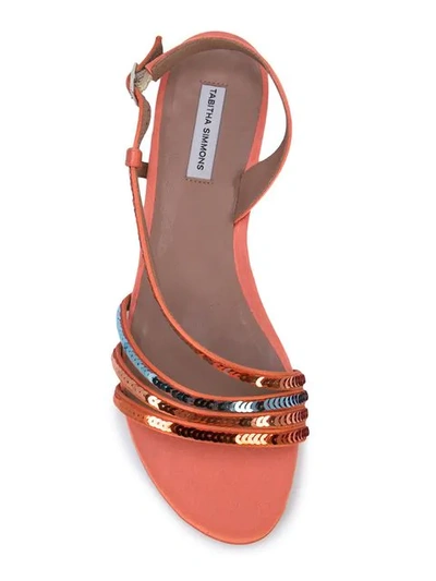 Shop Tabitha Simmons Betty Sandals In Pink