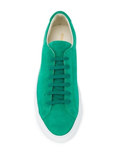 Shop Common Projects Classic Tennis Shoes In Green