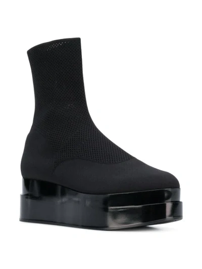 Shop Clergerie Platform Ankle Boots In Black