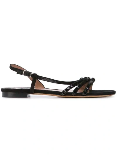 Shop Tabitha Simmons Betty Sandals In Black