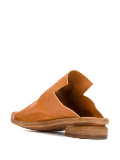 Shop Officine Creative Cut-out Sandals In Orange
