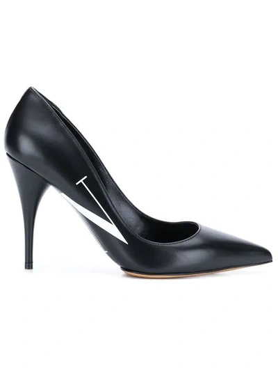 Shop Valentino Garavani Vltn Pumps In Black